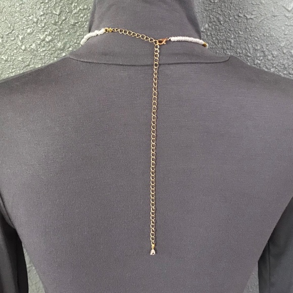 SOLD—Medici Contessina Pearls Gold Renaissance Cross Necklace Handmade Replica - Picture 12 of 16